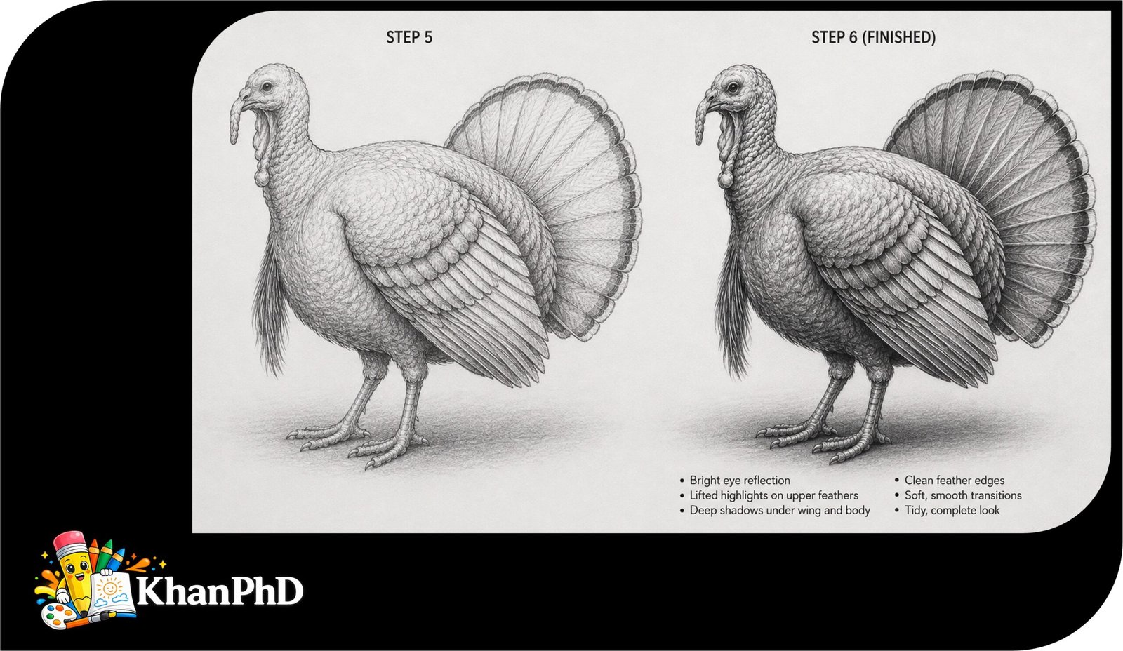 Draw a Realistic Turkey Even If You’re a Beginner