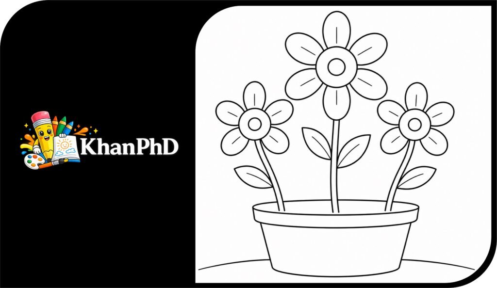 Easy Flowers Drawing Tutorial for Complete Beginners
