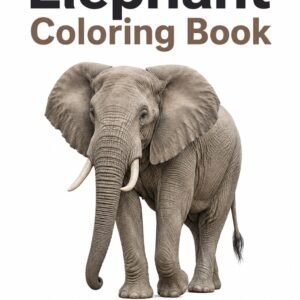 Printable Elephant Coloring Book for Kids and Students