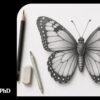 Realistic Butterfly Drawing for Beginners