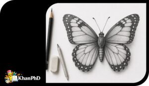 Realistic Butterfly Drawing for Beginners