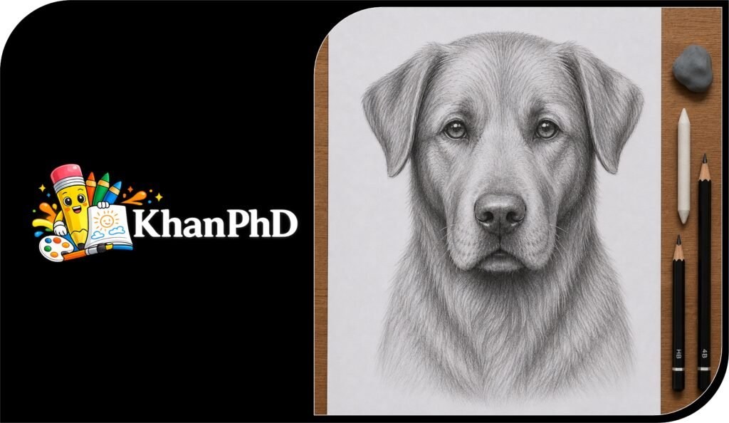 Realistic Dog Drawing