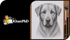 Realistic Dog Drawing