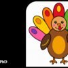 Turkey Drawing with Colour for Beginners
