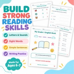 english worksheets for grade 1