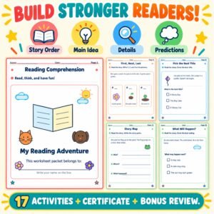 reading comprehension worksheets grade 1
